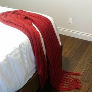 7 foot long knit scarf